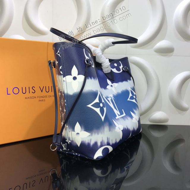 LV包 lv新顏色女包 LV Escale系列 Neverfull中號手袋 LV子母包手提袋  ydh3490